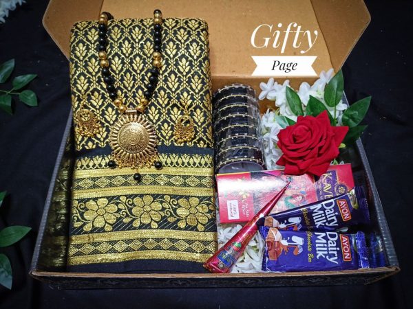 Best Combo Set For gift – কাতান শাড়ি