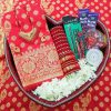 Best Combo Set For gift – কাতান শাড়ি
