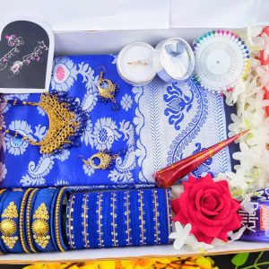 Blue lover saree gift set