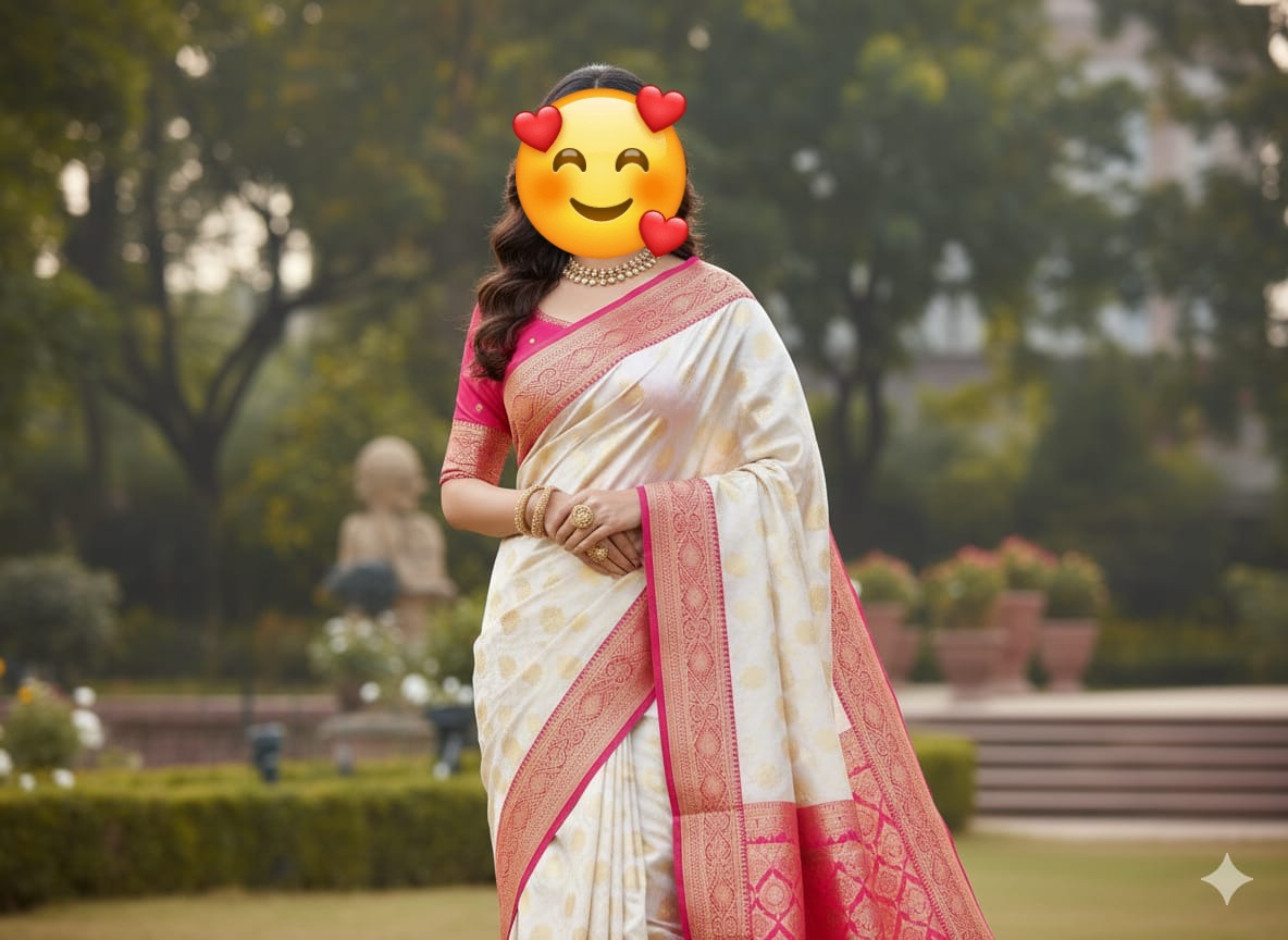 Best gift for wife – কাতান বেনারশী শাড়ি এর কম্বো প্যাকেজ - Image 2